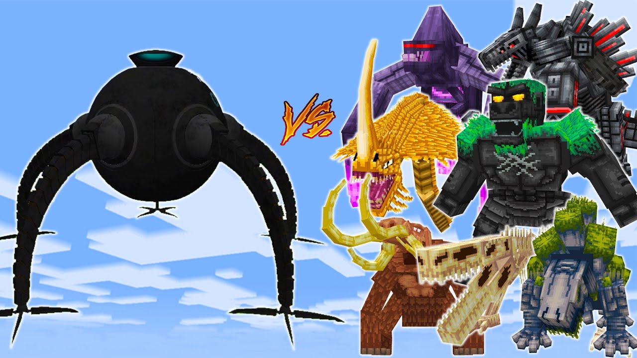 OMNIDROID vs KAIJU CRAFT ADDON | MINECRAFT PE BATTLE