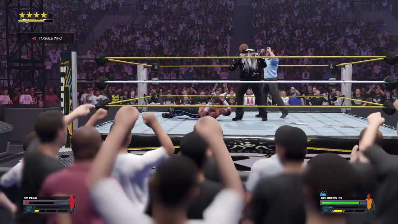 WWE 2K24 BREAKOUT 2 | CM PUNK VS GOLDBERG| OUUCITY WORLD CHAMPIONSHIP Match | Part 2