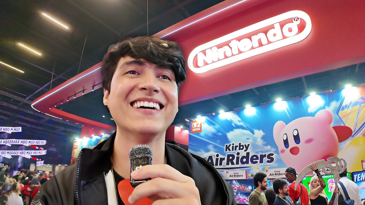O ESPETACULAR ESTANDE DA NINTENDO NA CCXP 2025! - Tour Completo e Todos os Brindes