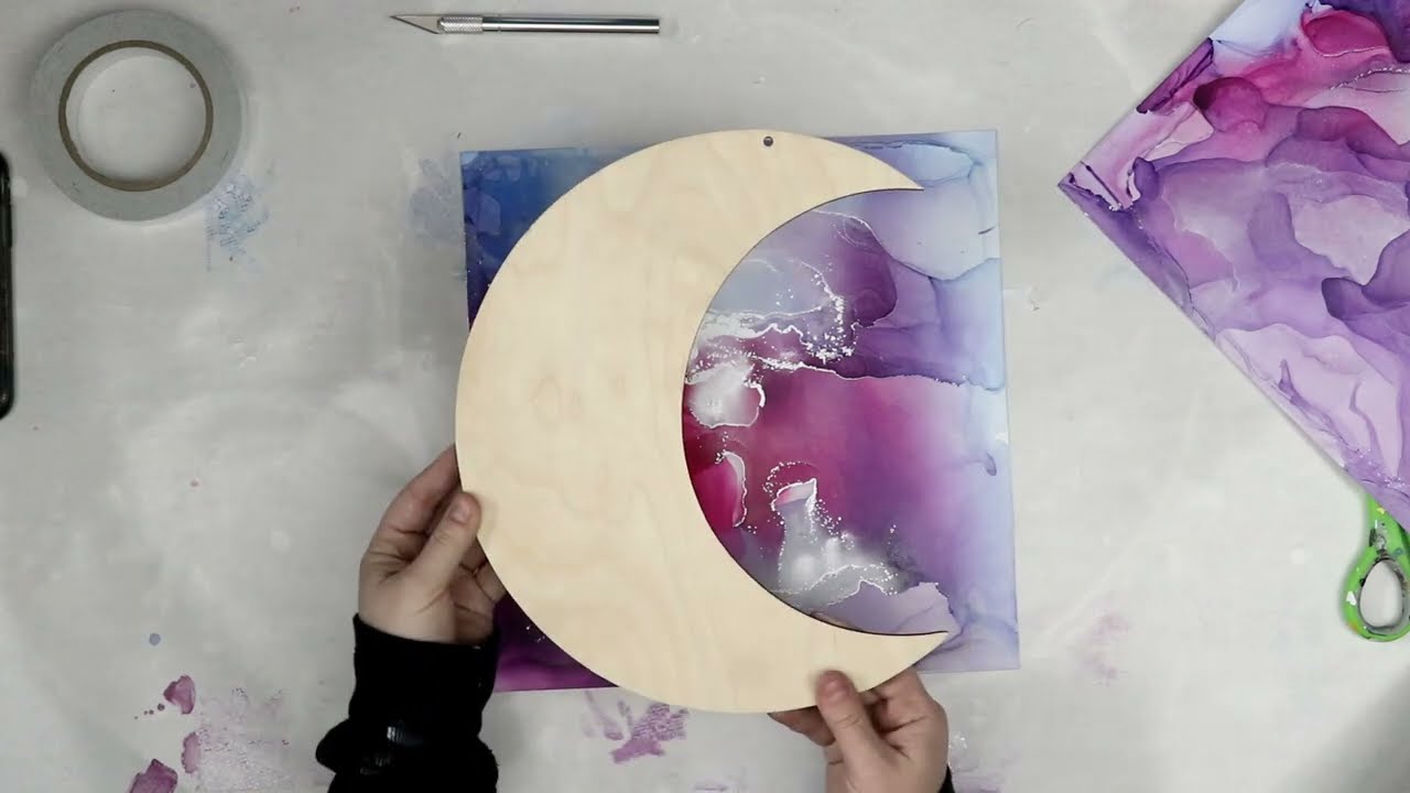 (790) Stunning Acrylic Ink Art with Rubbing Alcohol! Fun Twist on Fluid Art