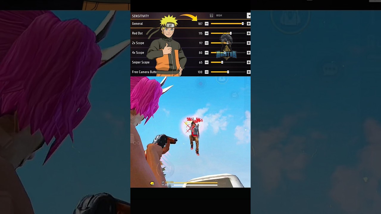 Free Fire Best Headshot Sensitivity 2026 🔥 100% Auto Headshot Settings