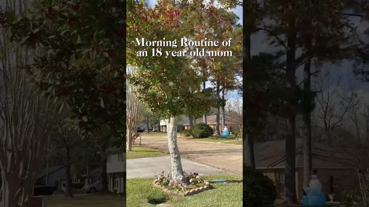 Morning routine as an 18 year old mom. #momtruths #motherhoodcommunity #newmom #motherhoodquotes