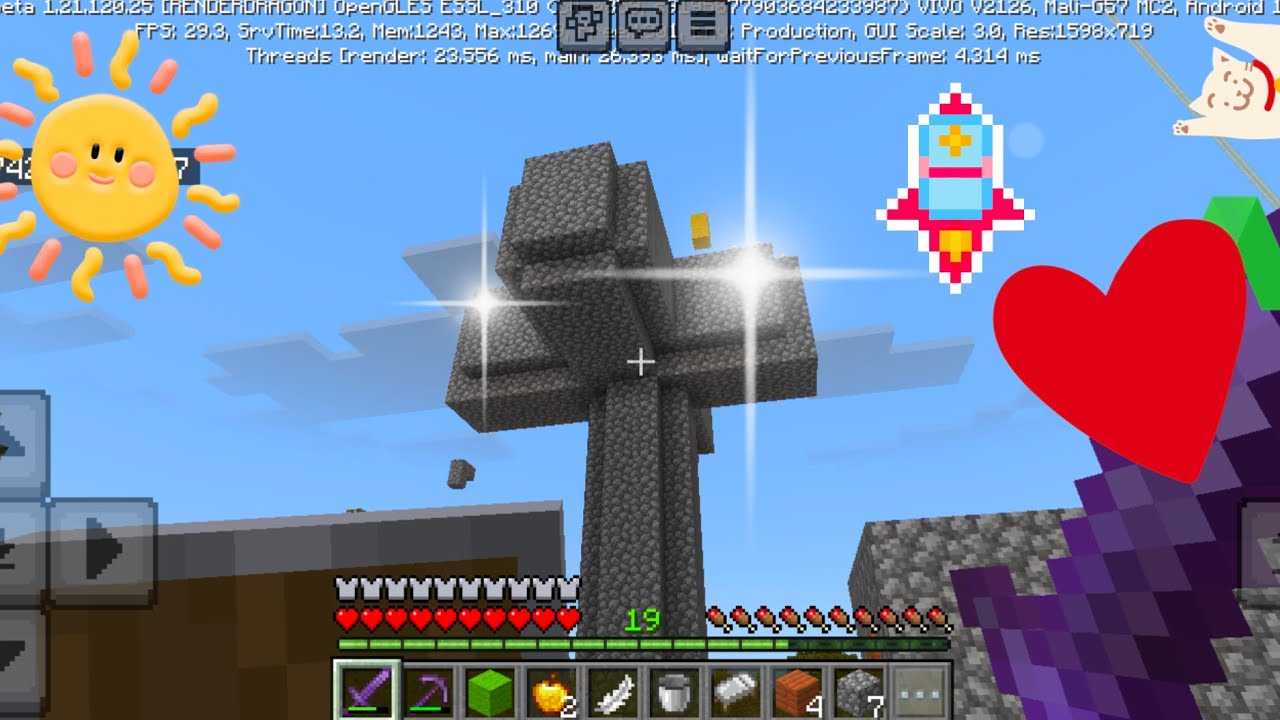 I played Minecraft and made my full xp farm and beacon part-30-xp farm and beacon