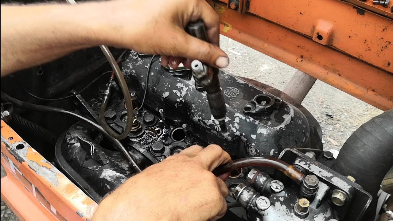 How to 480 fiat injector fitting, 480 tractor nozzle repair, 83 model fiat tractor