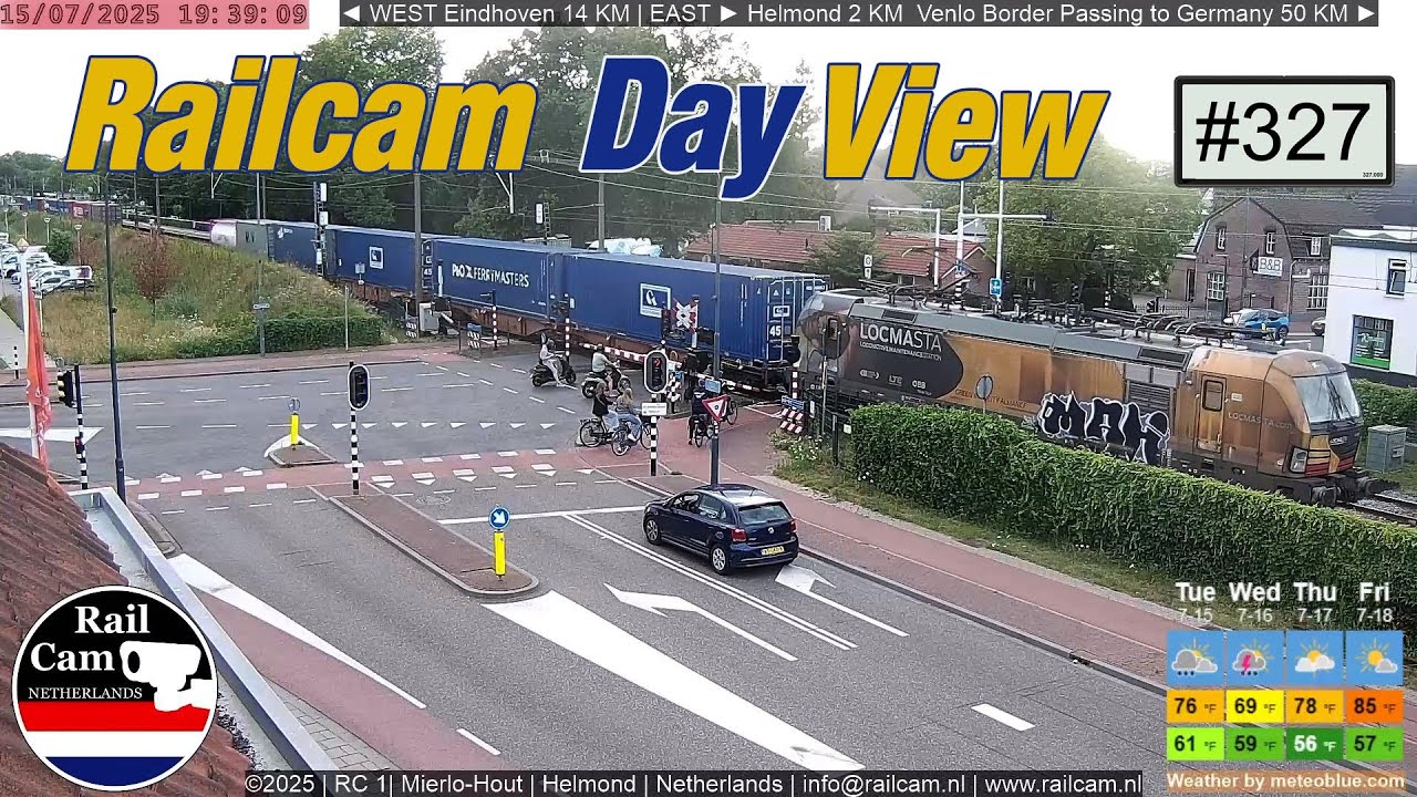 Railcam Day View #327 Use of HORN according to protocol