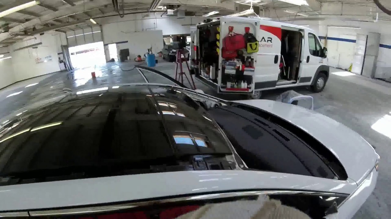 HYUNDAI SONATA 2017 ROOF GLASS REPLACEMENT 2 PART