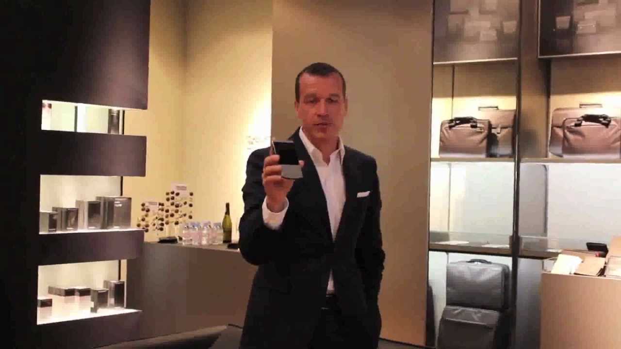 Porsche Design CEO Dr. Gessler talks about Porsche Design history @ Store opening in Toronto