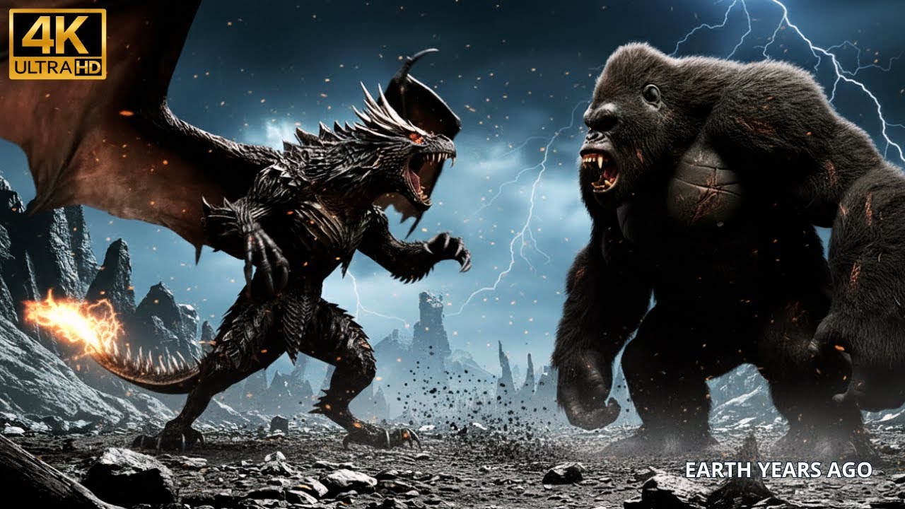 KING KONG Battles ANCIENT TITANS in an EPIC Fight!