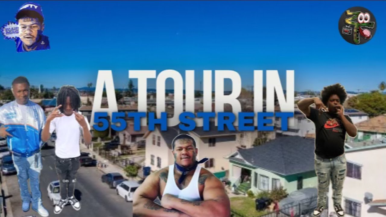 ZOOTOWN TV | TOUR OF 55th STREET | CRIP MAC | LOS ANGELES | HOOD VLOG