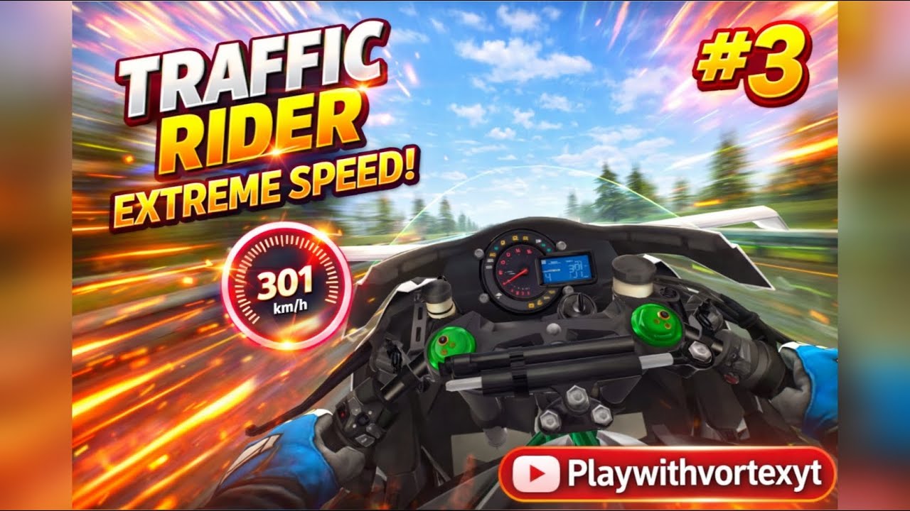 Traffic Rider - Racing EP03 (White Colour Bike FULL THROTTLE in HIGHWAY 🤯🔥) GAMEPLAY!
