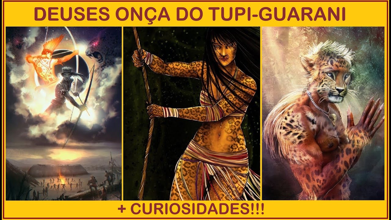 A lenda de 3 deuses onça do tupi-guarani - Charía, Kianumaka Manã e Yaguareté-abá 🐆