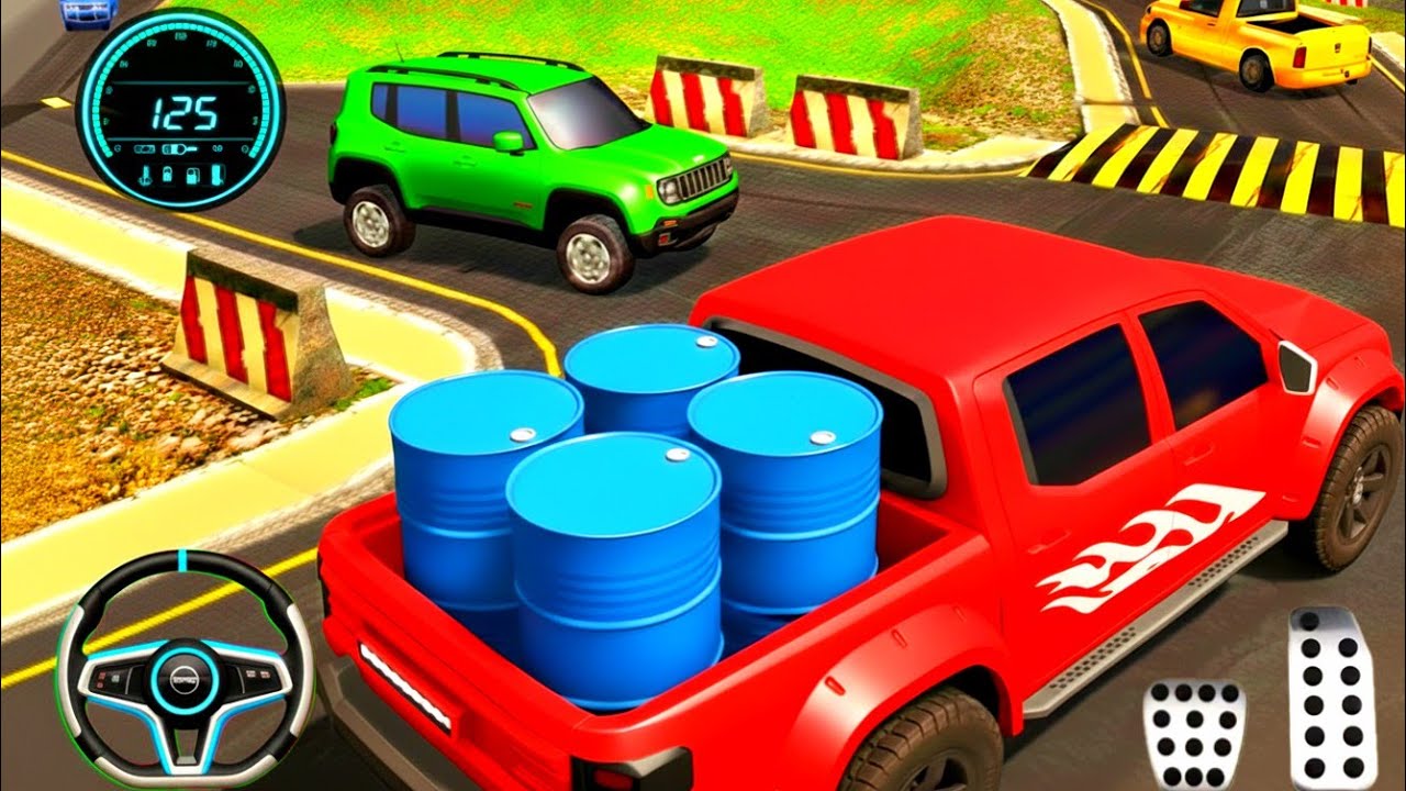 Offroad Pick-up Truck Simulator | Pick-up Truck Driving 3D | Cargo Truck Transport Gameplay 