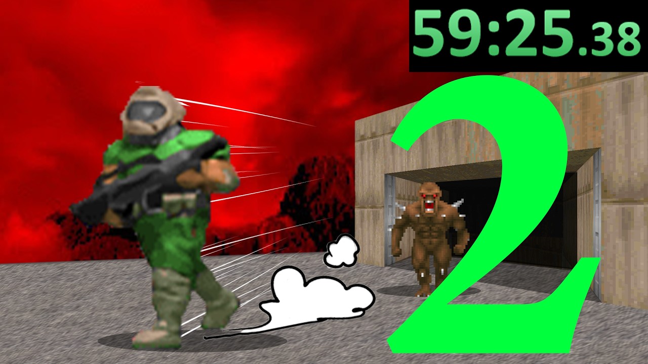 Attempting to Beat DOOM 2 in under ONE Hour