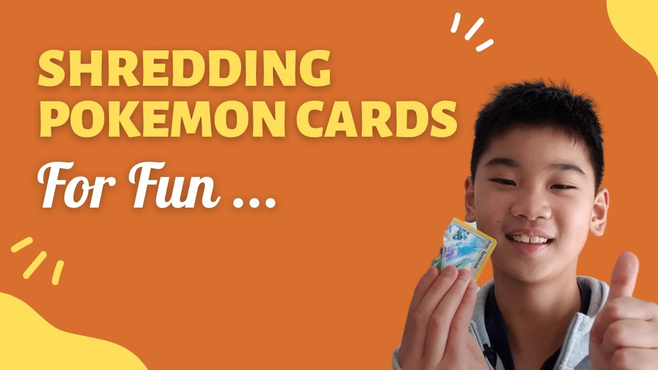 Shredding, Ripping & Destroying My Pokemon Cards