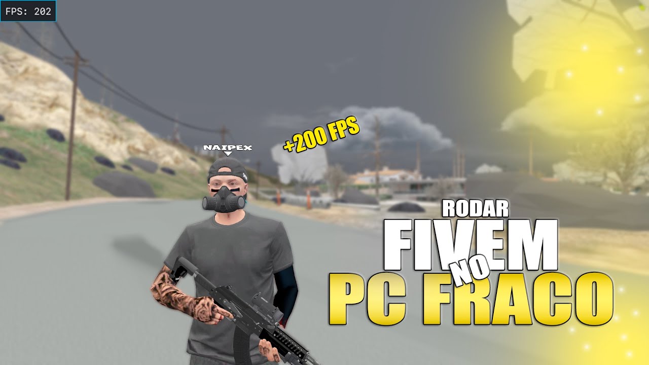 COMO RODAR GTA FIVEM EM PC FRACO + COMO AUMENTAR O FPS NO GTA FIVEM  !!!