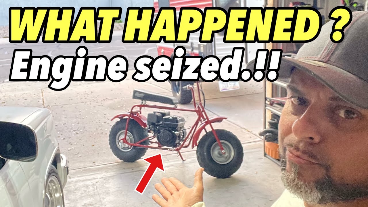 HOW TO FIX A HYDRO LOCKED MINI BIKE ENGINE. SpinningwrencheswithJ