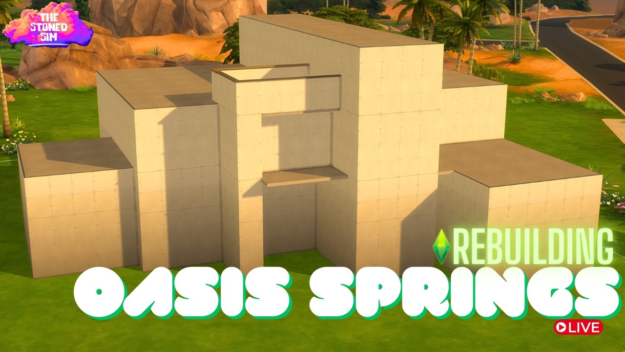 Let's turn this SHELL CHALLENGE into Something | The Sims 4 | Rebuilding Oasis Springs