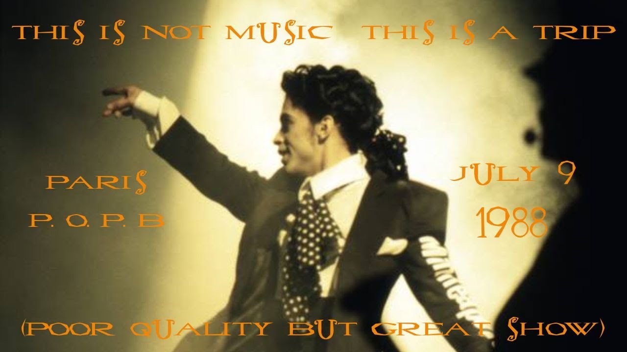 Prince – Lovesexy Tour in Paris (9 July 1988) | A Legendary Night Captured on Rare VHS