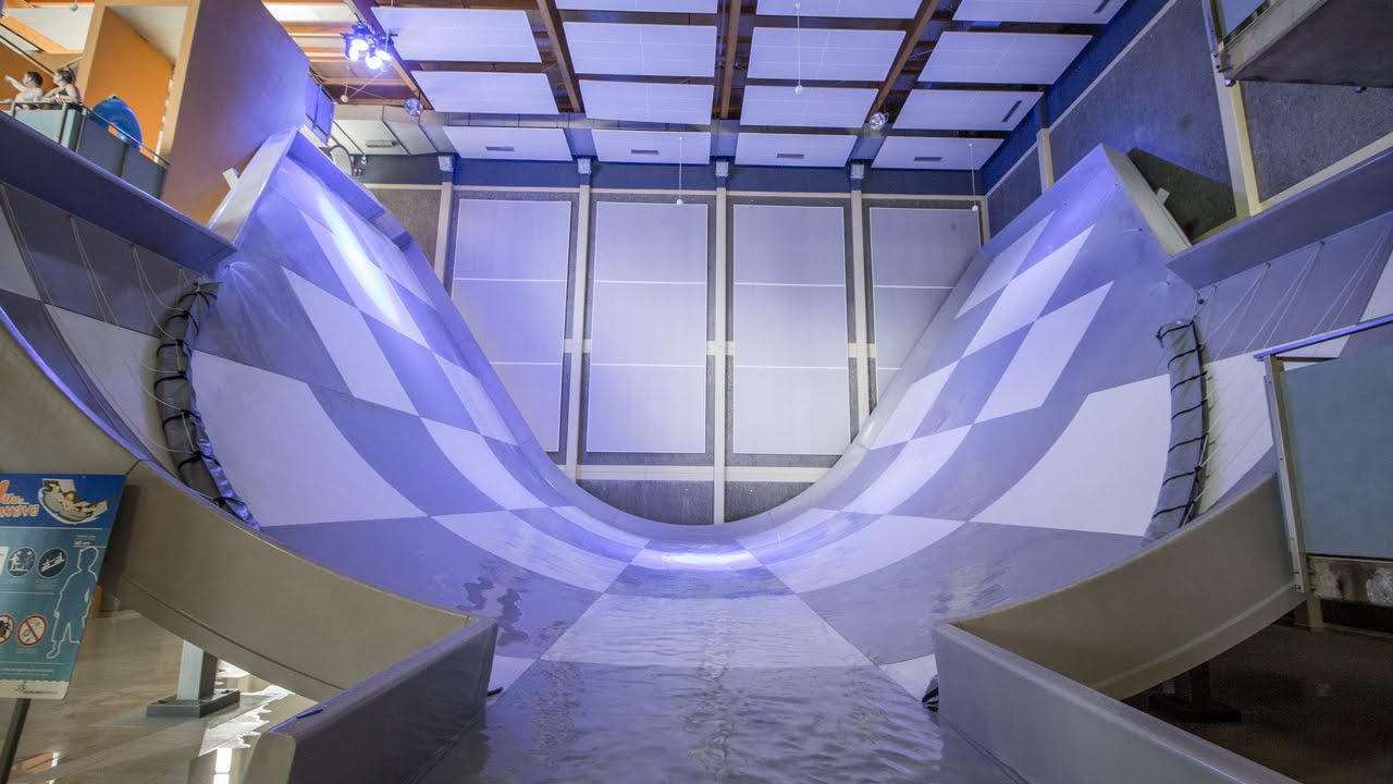 Aqualand Moravia - U Wave || Awesome Halfpipe Slide! (POV - Onride)