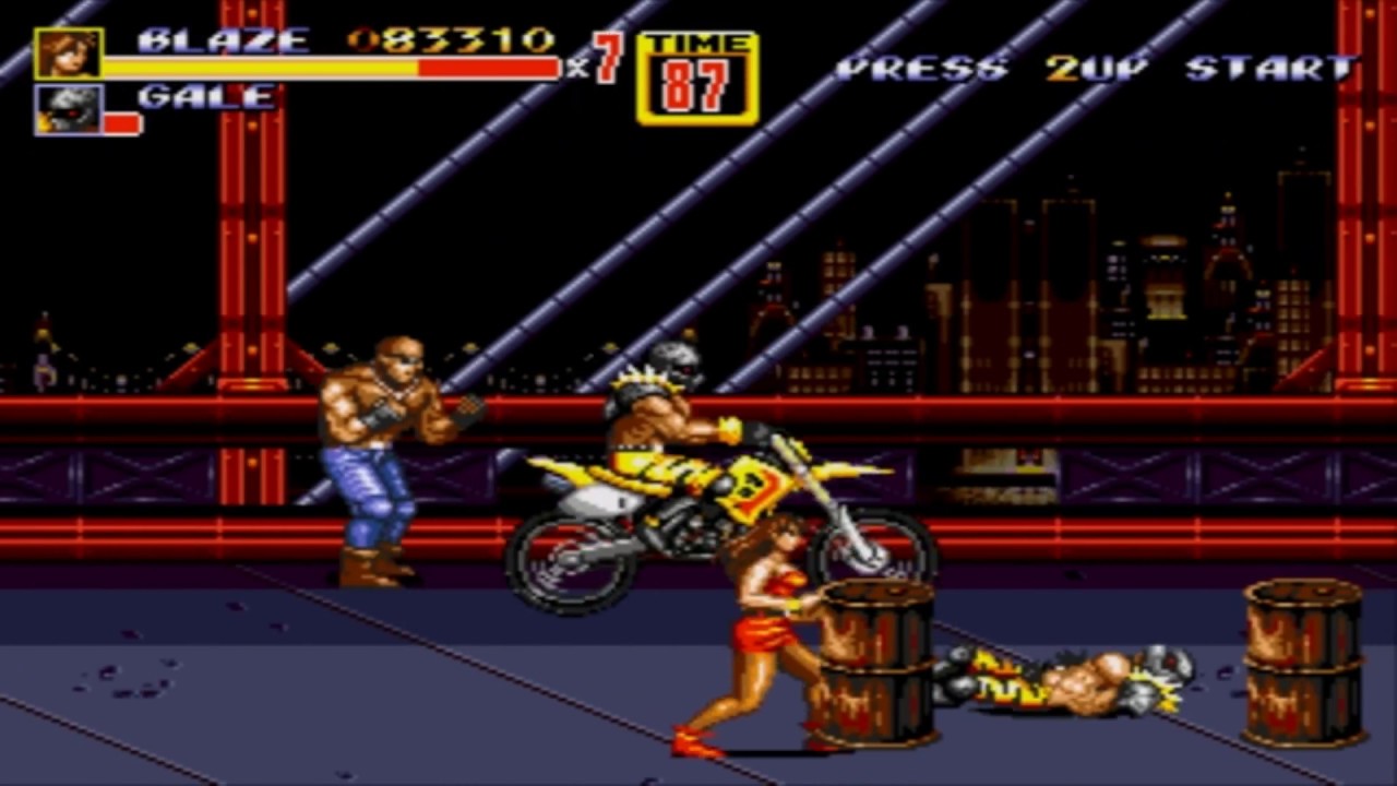 Sega Megadrive / Genesis - Streets Of Rage 2 Longplay - Blaze