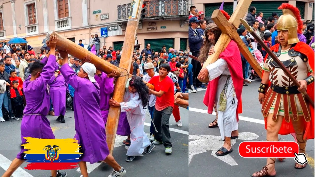 🕊️ Impactante Procesión JESÚS DEL GRAN PODER: Semana Santa QUITO - ECUADOR 🇪🇨