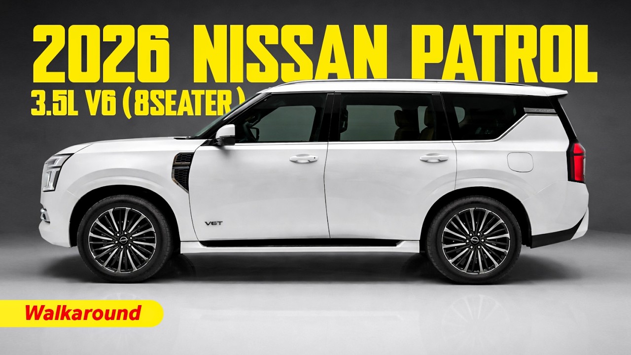 New 2026 Nissan Patrol Platinum V6 - 8 Seater | Complete Exterior & Interior Walkaround