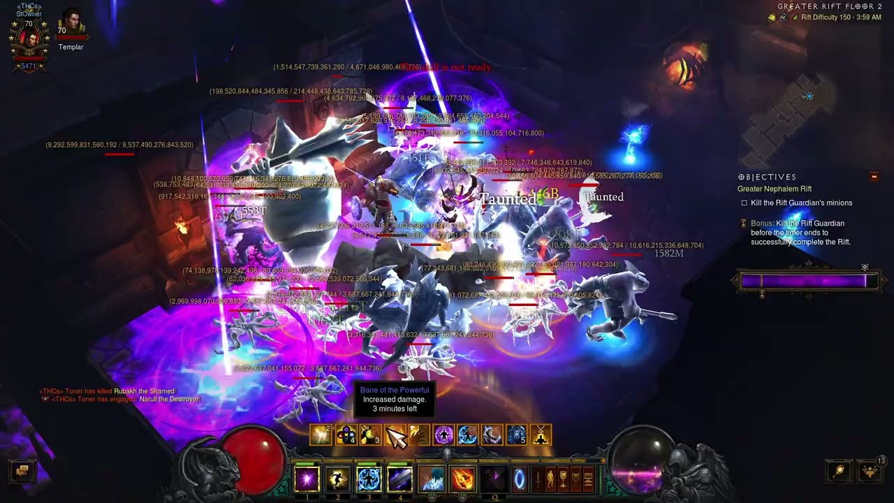 Diablo 3 - Season 28 - Wiz solo GR 150 - 3min 27sec