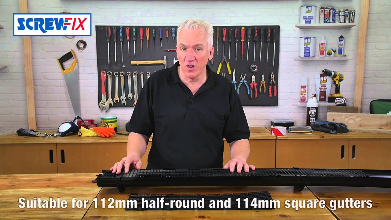 Screwfix - FloGuard Black PVC Gutter Guard