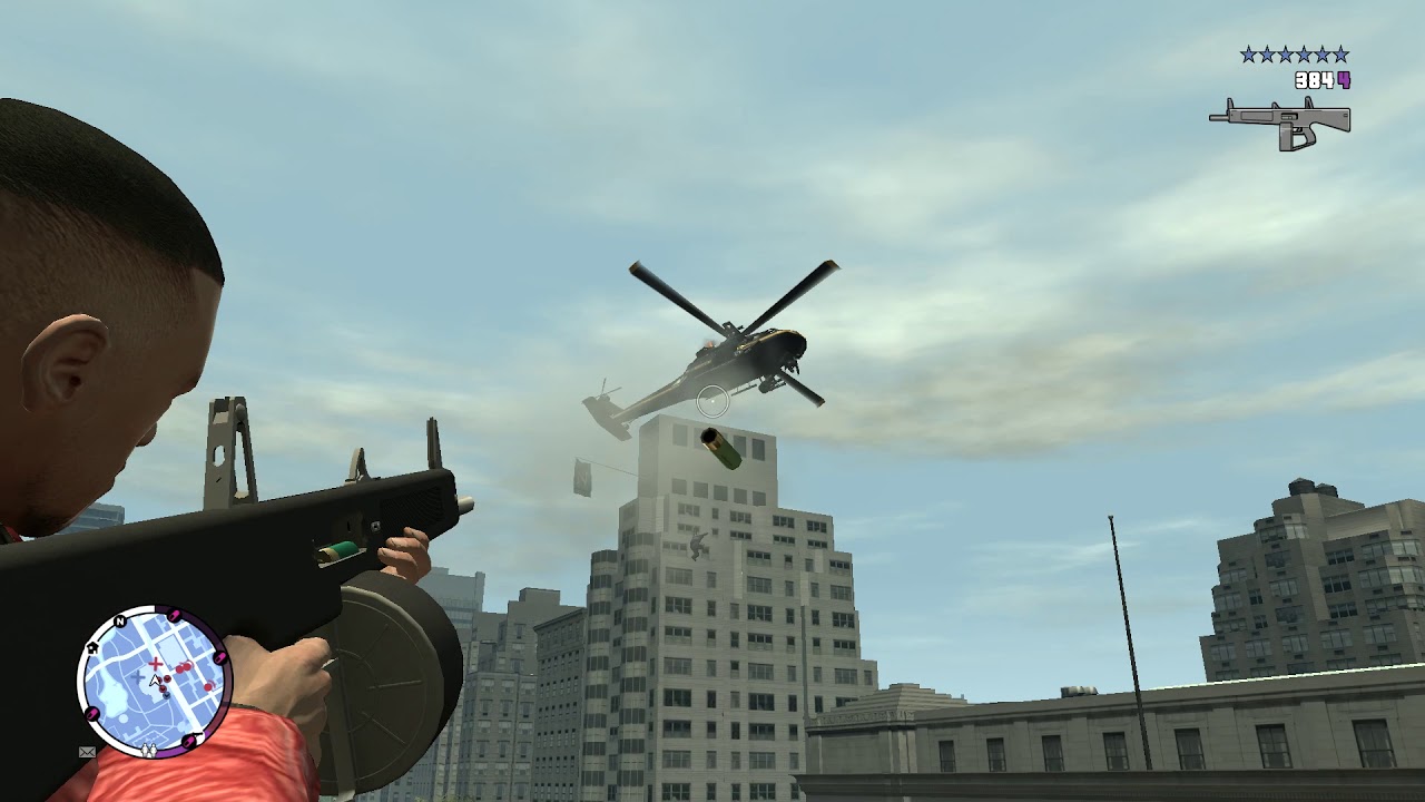 Grand Theft Auto 4 - 6 Star Police Shootout