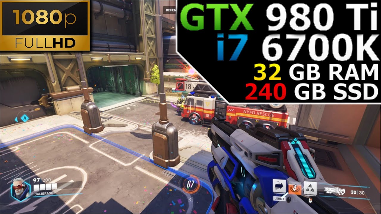 Overwatch 2 | 1080p | GTX 980 Ti | i7 6700K | 32GB RAM | 240GB SSD