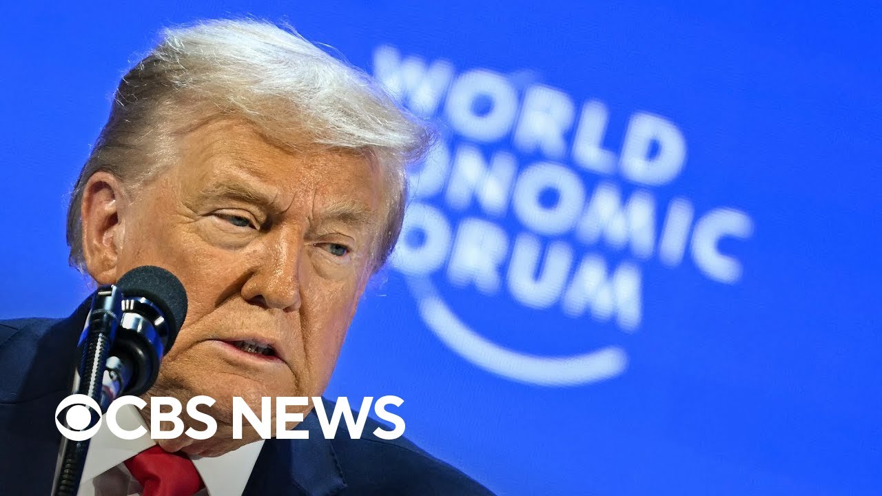Watch Live: Trump speaks in Davos amid tensions with European allies over Greenland
