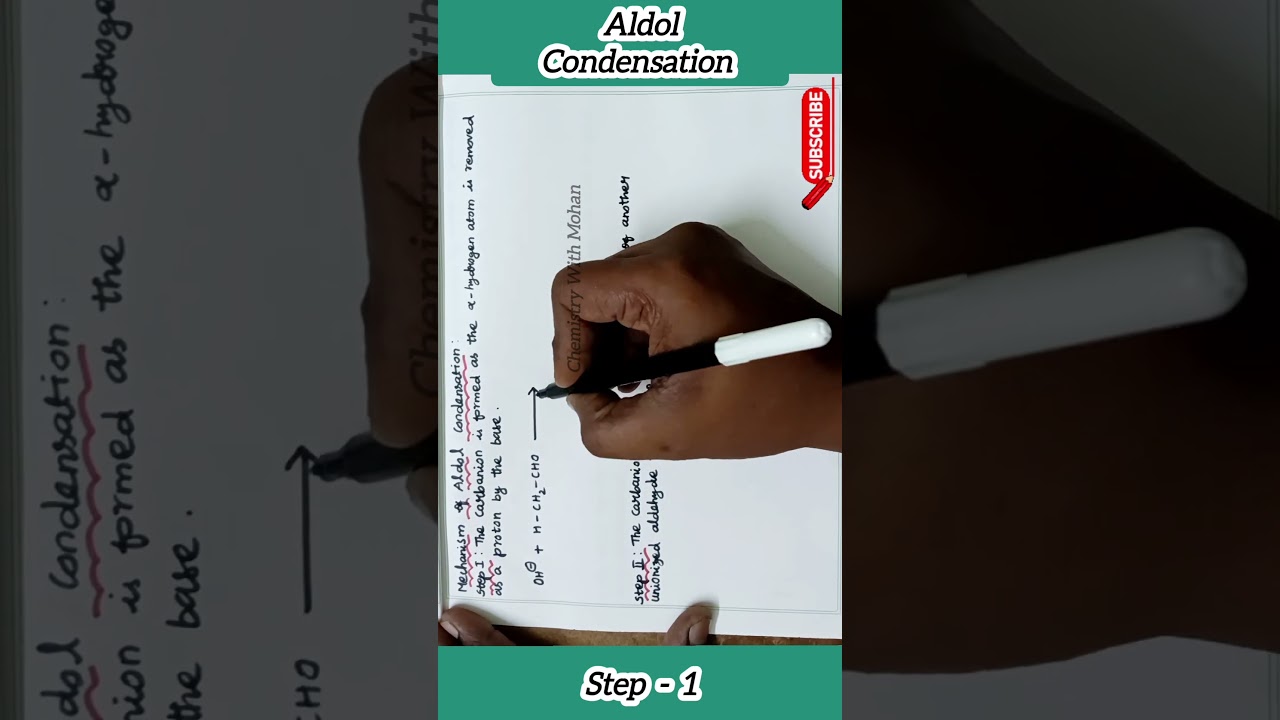 Mechanism of Aldol Condensation 