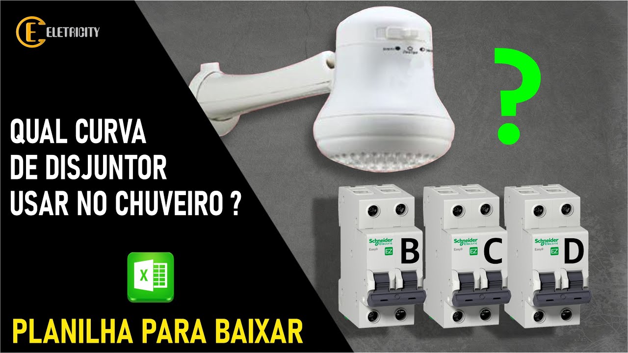 QUAL CURVA DE DISJUNTOR USAR NO CHUVEIRO? 🚿