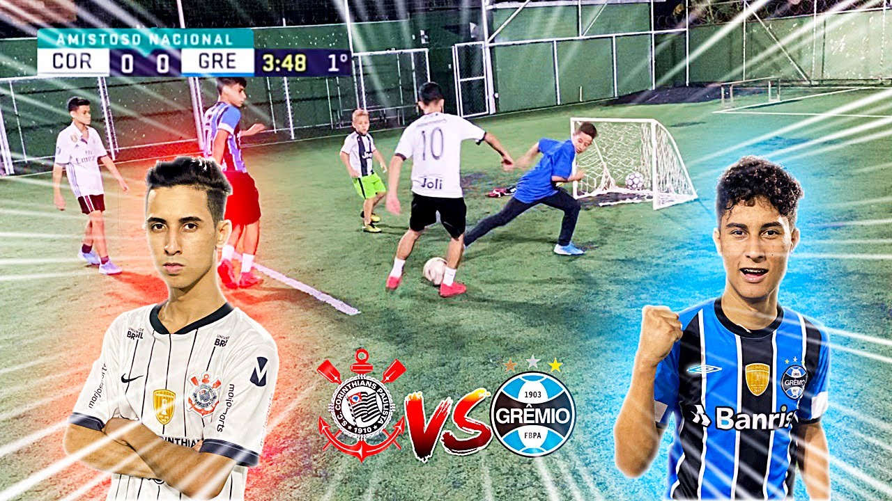 GRÊMIO vs CORINTHIANS FINAL JOGO 5 vs 5 DESAFIOS DE FUTEBOL 2020 ‹ Rikinho ›