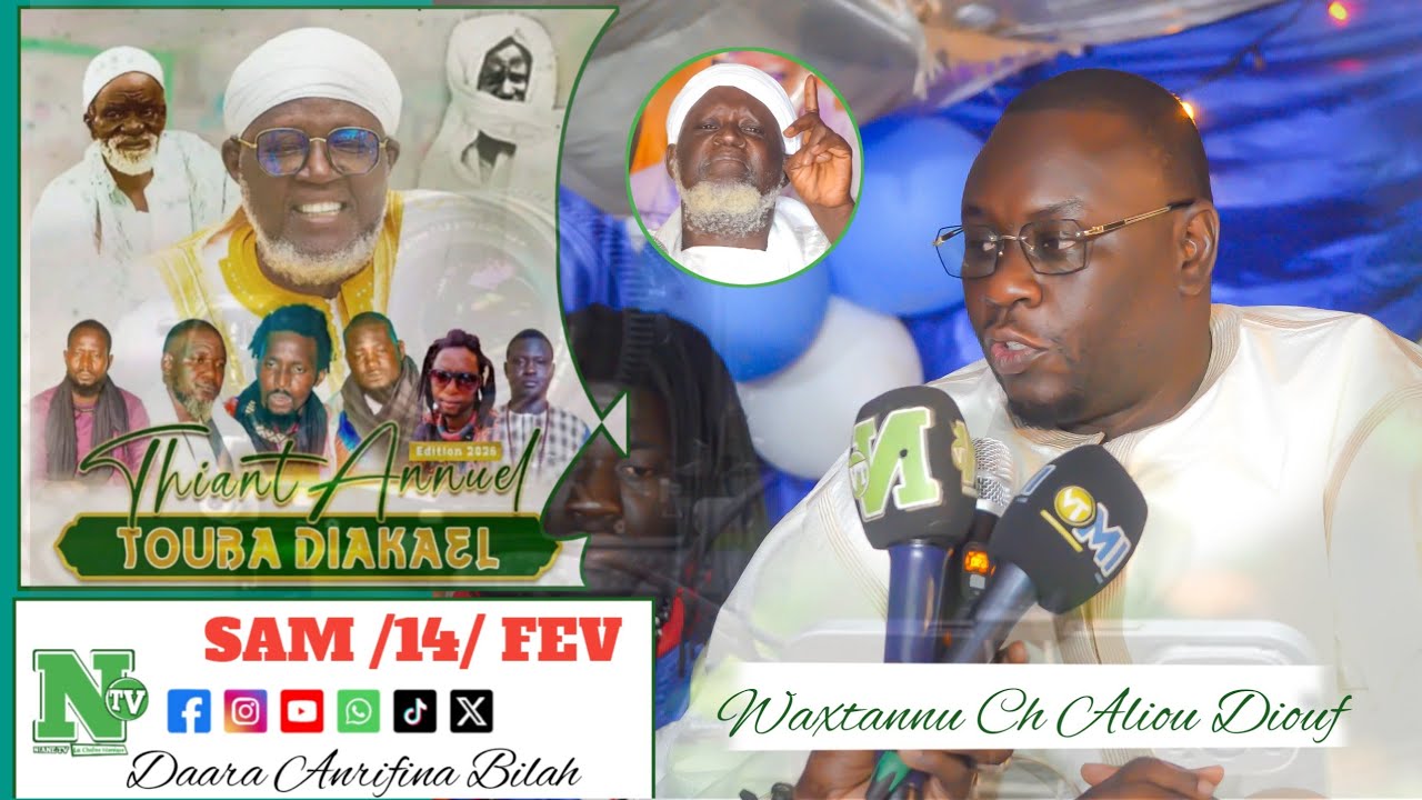 Waxtannu Cheikh Alioune Badara Diouf -Thiante Dara Anrifina Bilah de Touba Diakaél 