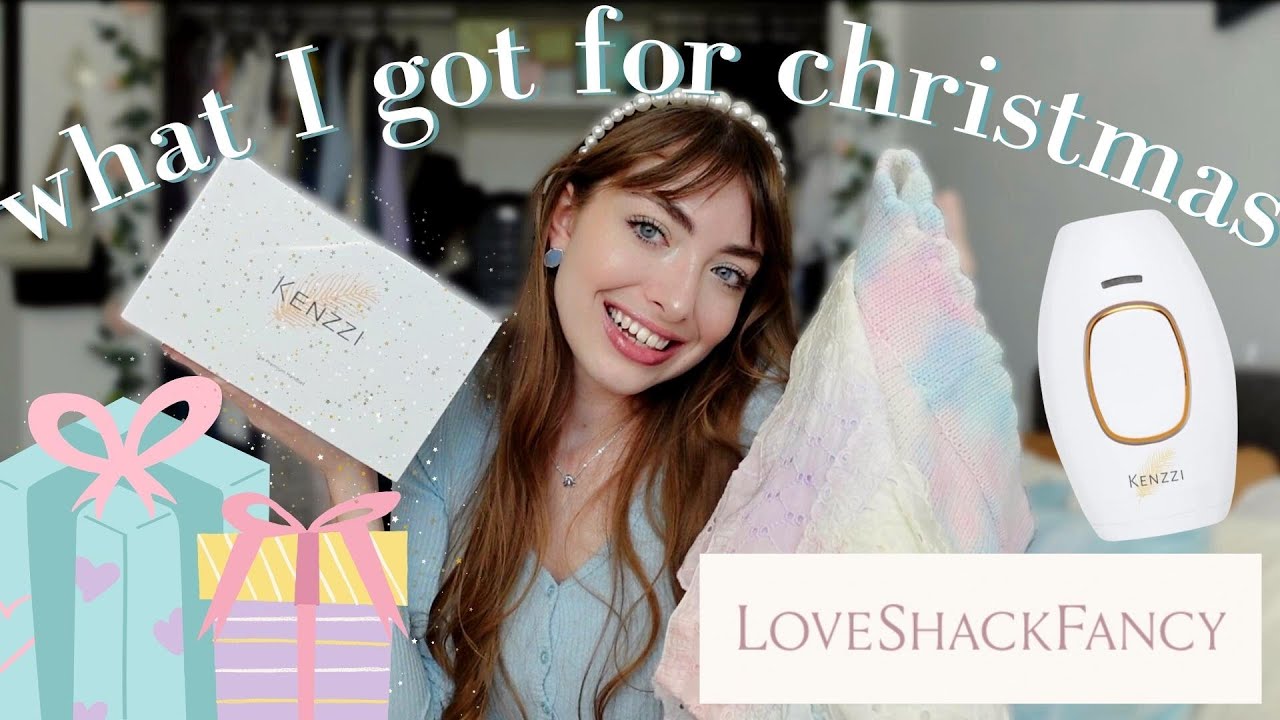 What I Got For Christmas 2021: LoveShackFancy, Kenzzi Laser Hair Removal + more 🎀