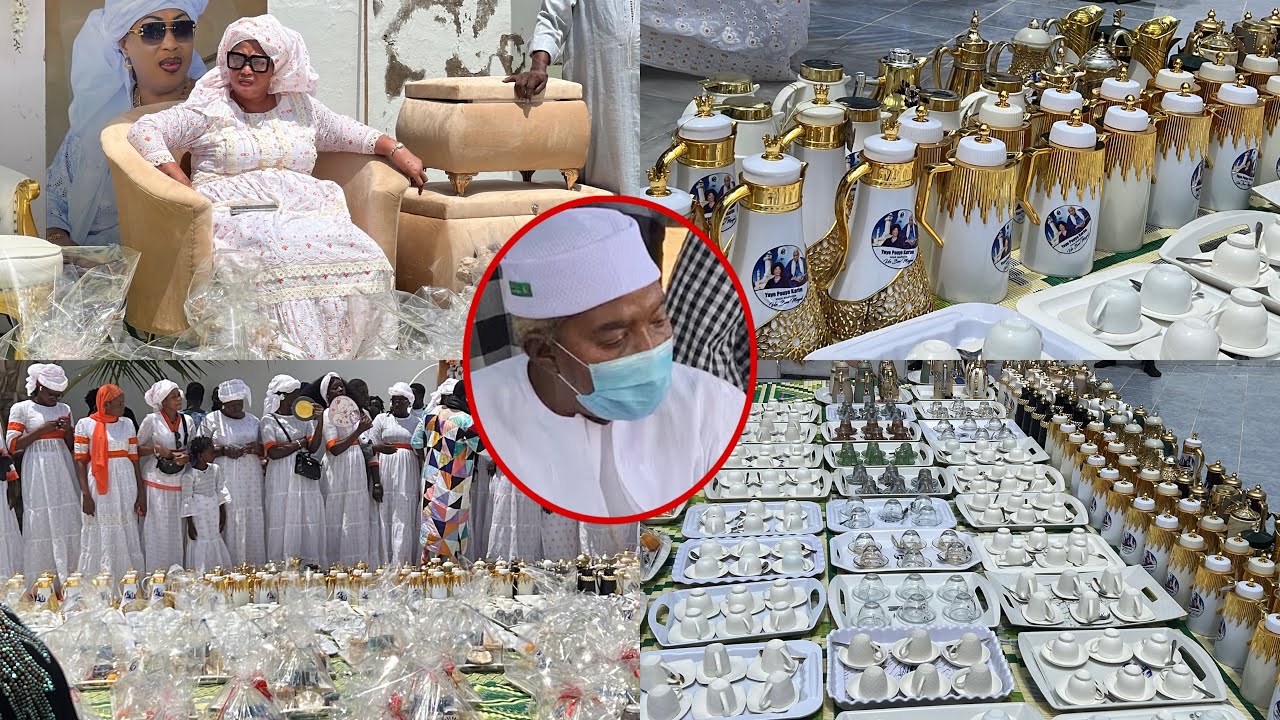 Petit déjeuner Royal chez Serigne Abdou Karim Mbackè, Yaye Pouye dèfna dressage bou doy War