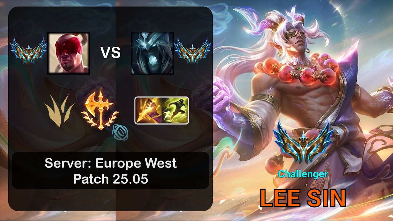 Lee Sin Jungle vs Karthus - EUW Challenger - Patch 25.05