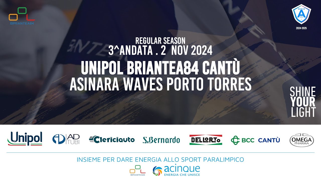 SERIE A FIPIC | Unipol Briantea84 Cantù-Asinara Waves Porto Torres