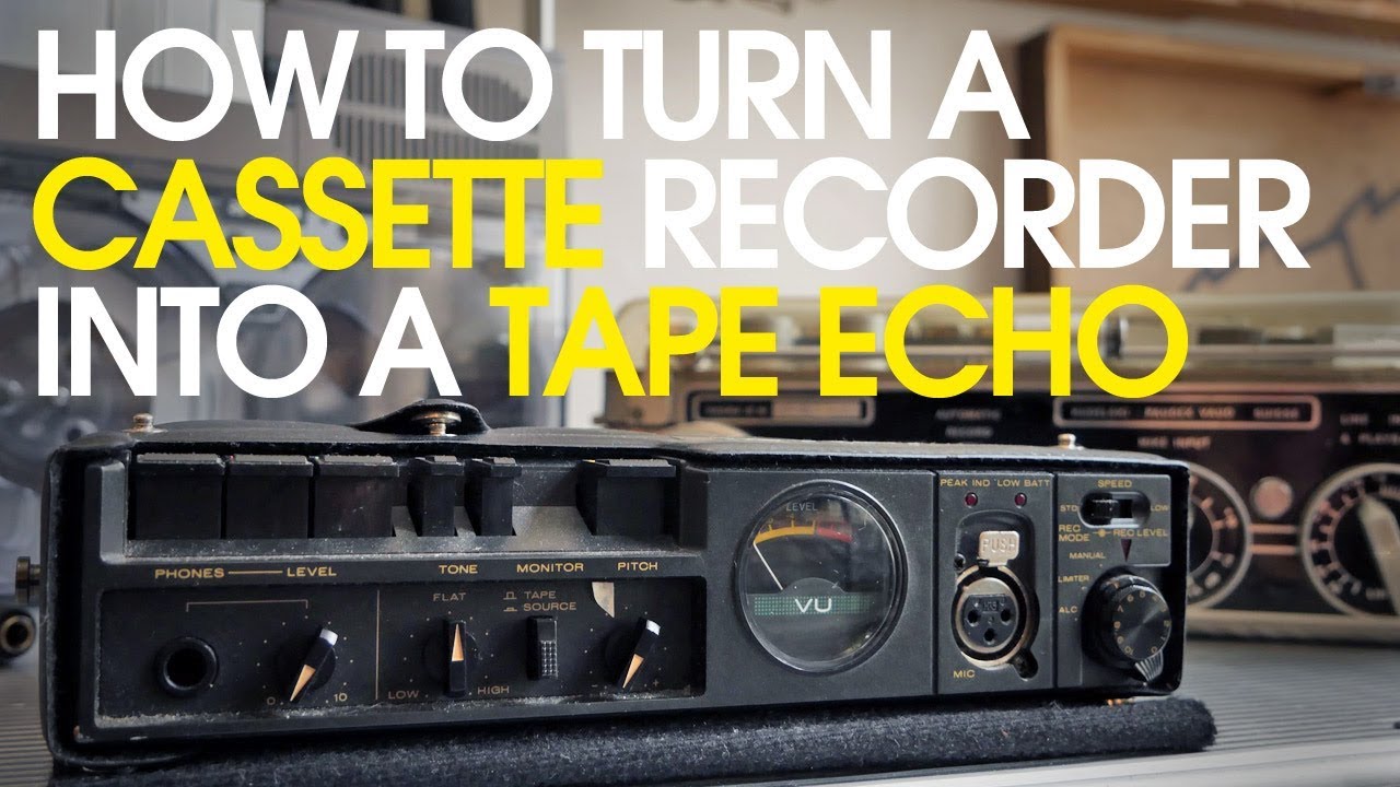 How to turn a cassette recorder into a tape echo