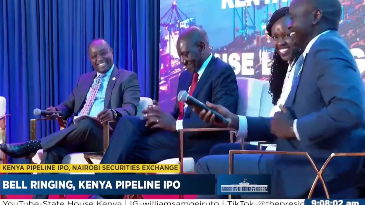 LISTEN TO PRES RUTO FULL REMARKs IN BELL RINGING, KENYA PIPELINE IPO