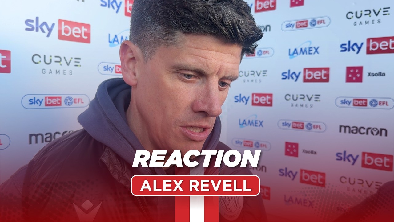 Alex Revell's reaction | Stevenage 1-0 AFC Wimbledon