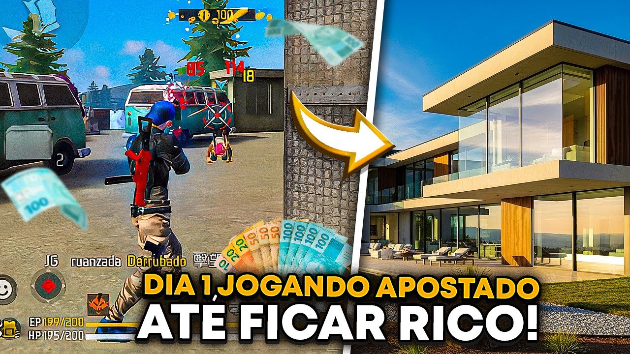 FIQUEI RICO JOGANDO APOSTADO! 