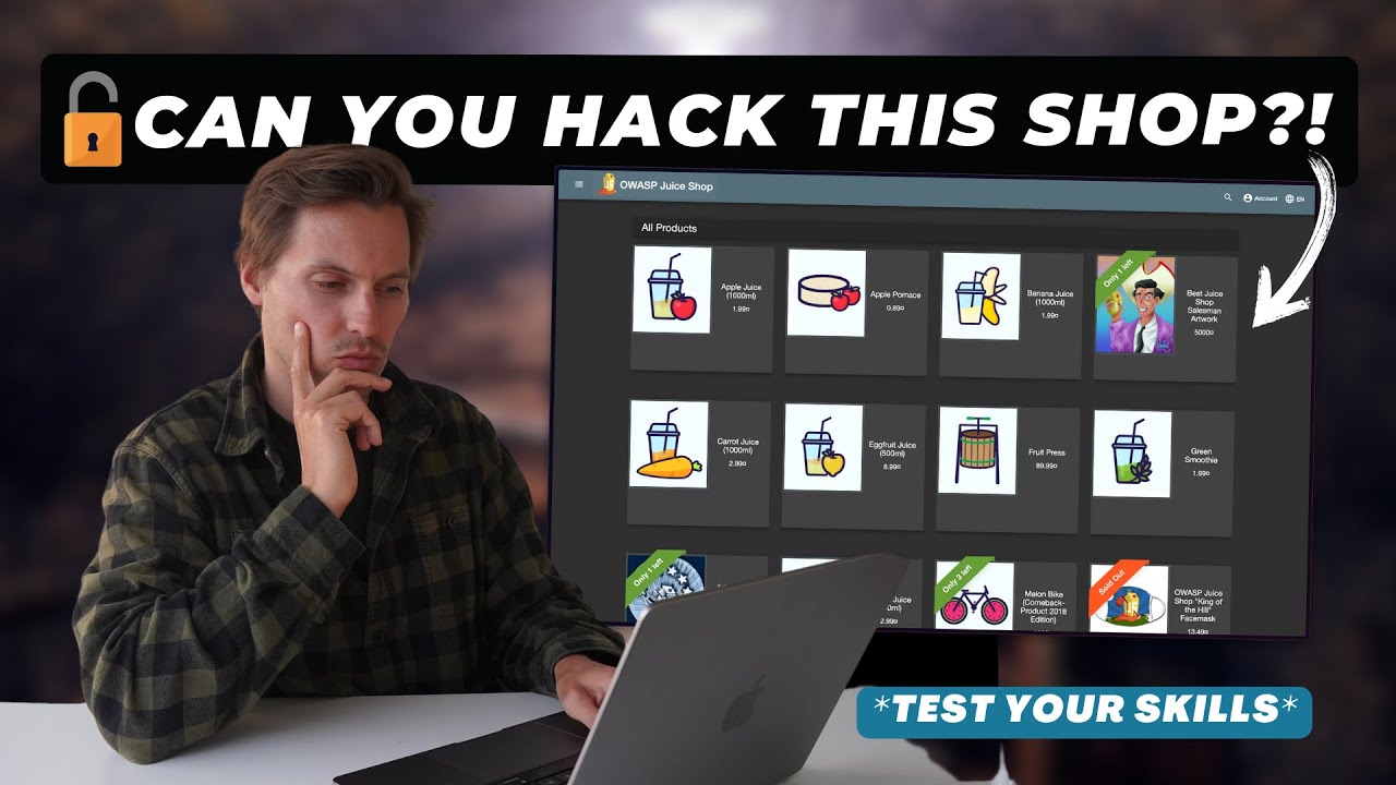 Juiceshop - insecure OWASP webshop walkthrough