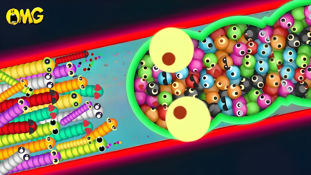 Snake.io🐍I Found delicious😋score in snake.io Map🐍Epic Snakeio Gameplay🐍Snake Struggle
