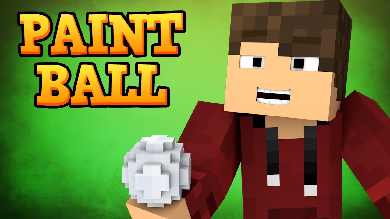 Minecraft Games - PAINTBALL
