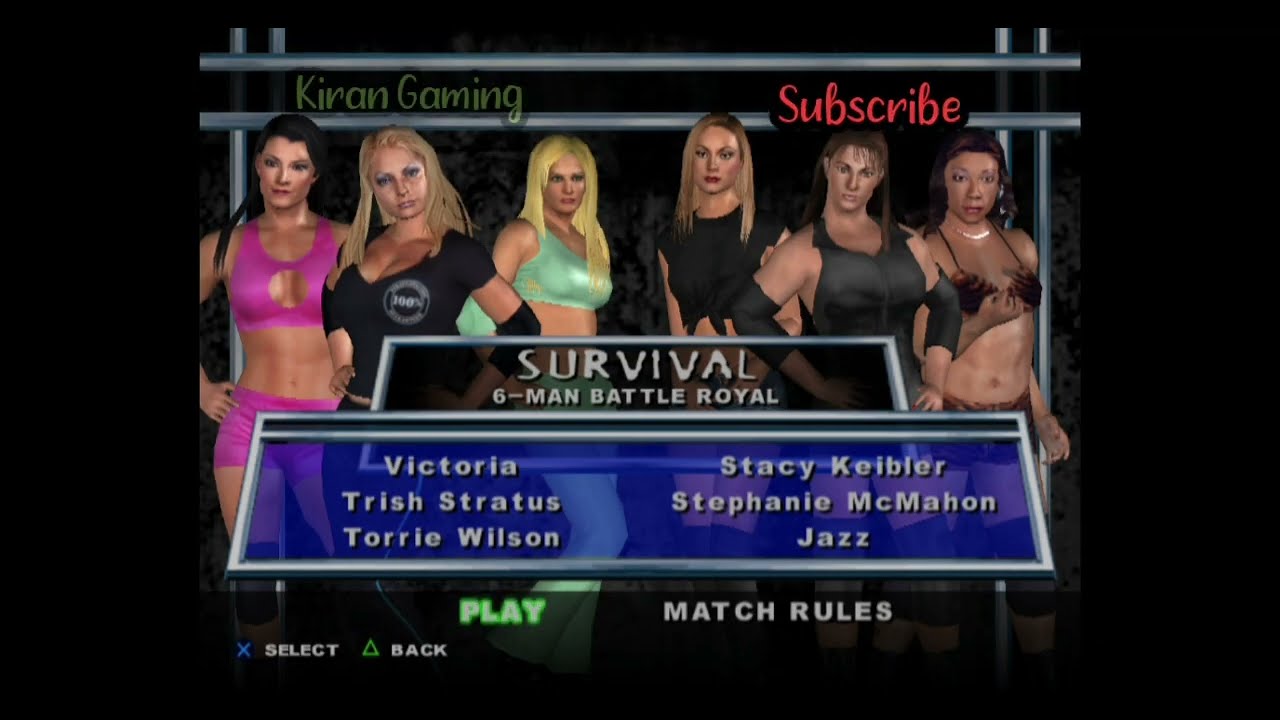 WWE Smackdown Here Comes the Pain gameplay #victoria #torriewilson #stacykeibler #lita #trishstratus