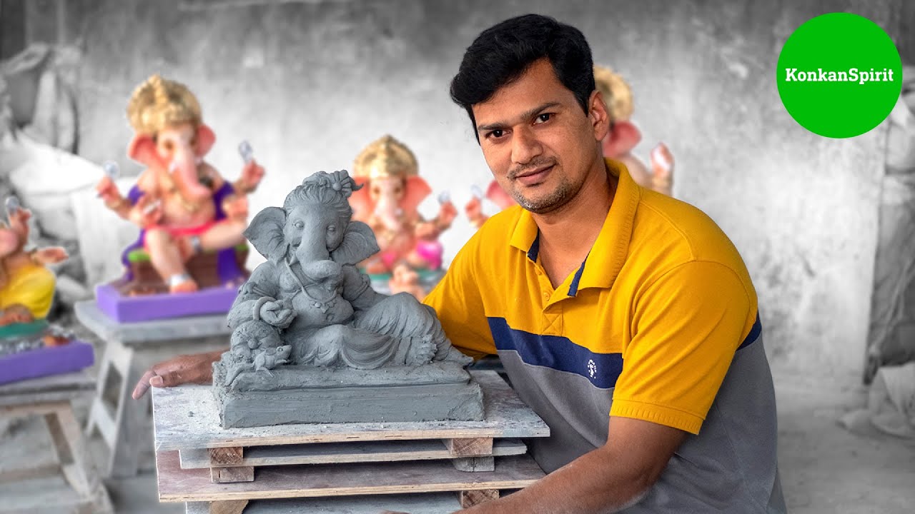 Ganesh Murti Making Part 1 – Clay Modelling