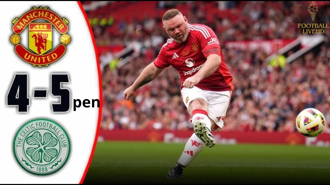 Manchester United Legends vs Celtic Legends  All Goals & Highlights -2024
