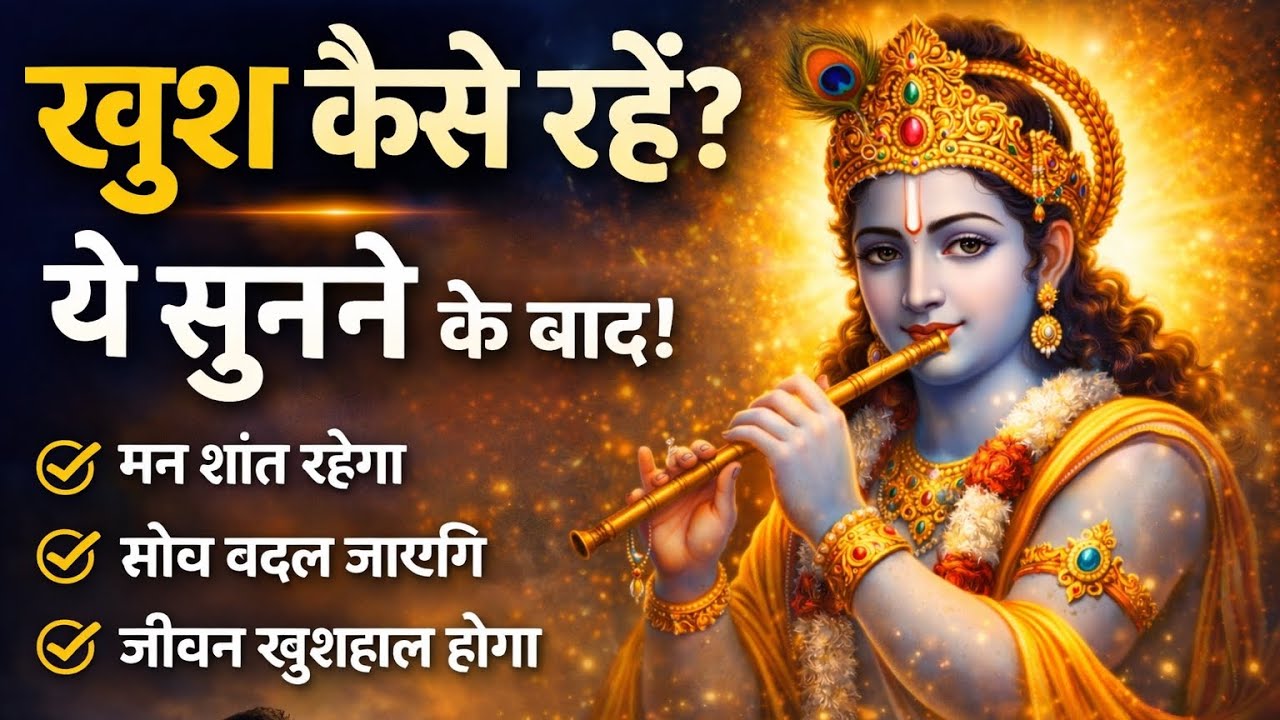 मन शांत कैसे रखें? श्रीकृष्ण का ज्ञान |Jay shree Krishna 🙏